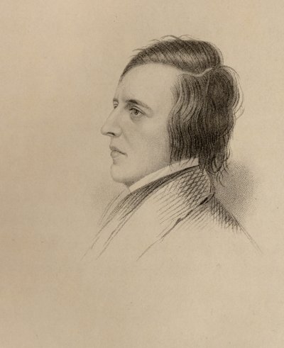 Alfred Lord Tennyson (1809-92) by English School